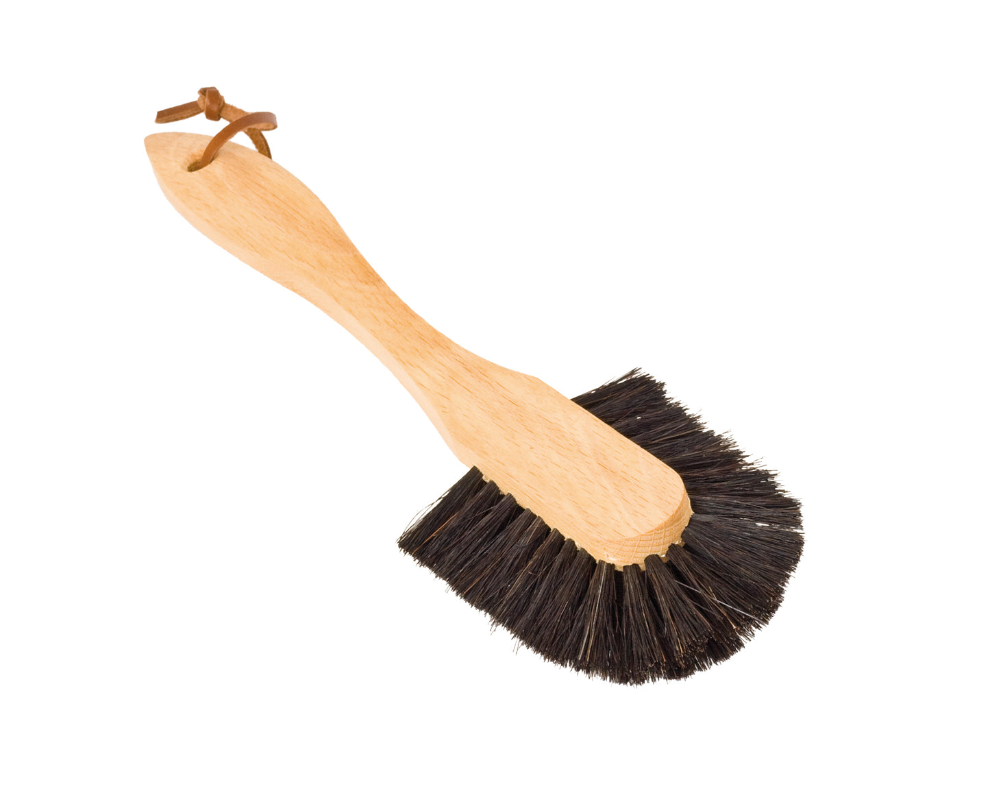 Dish Brush with Curved Handle - Splayed Horsehair