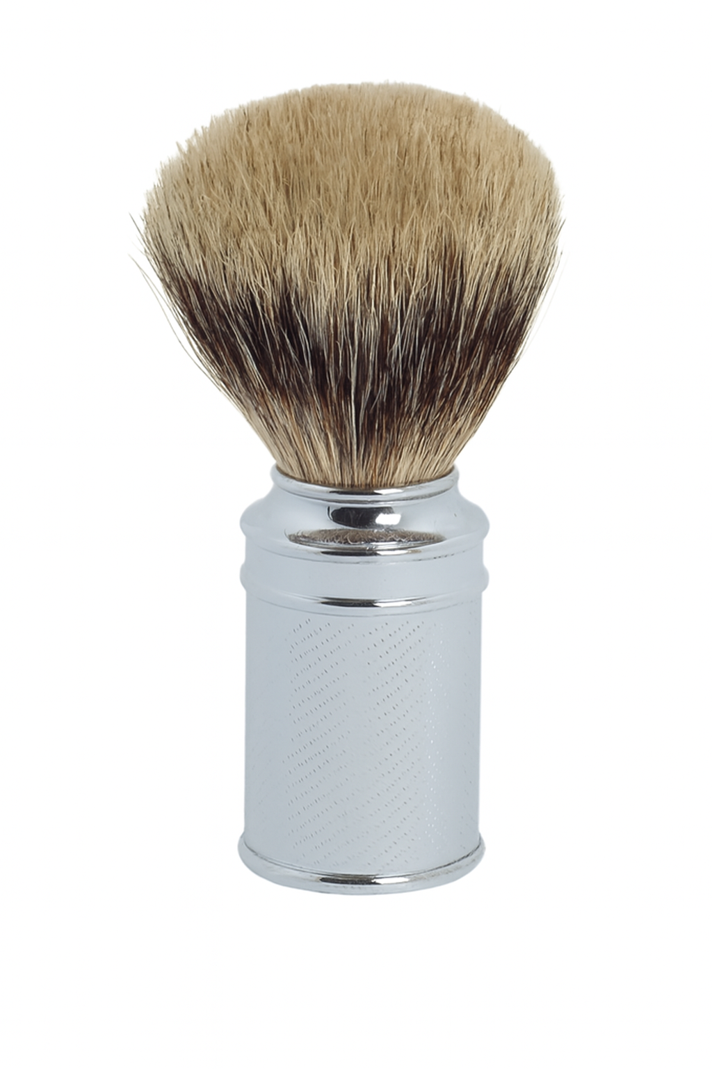 Chrome Coated Shaving Brush, Badger Hair