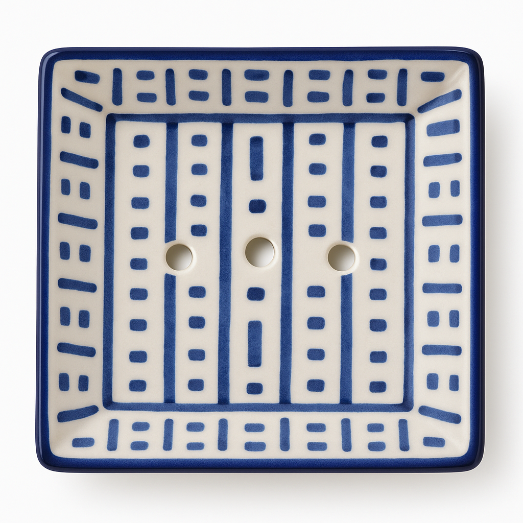 Ceramic Soap Dish - Square