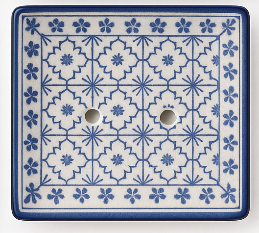 Ceramic Soap Dish - Square