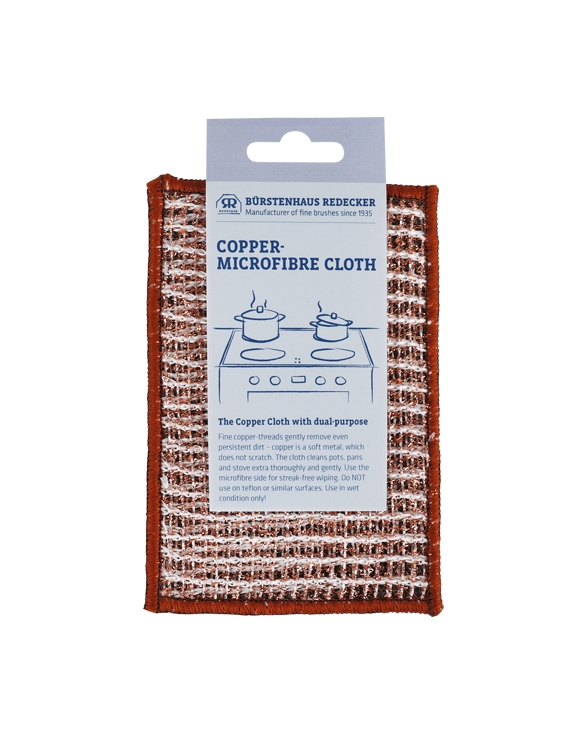 Copper-microfibre cloth