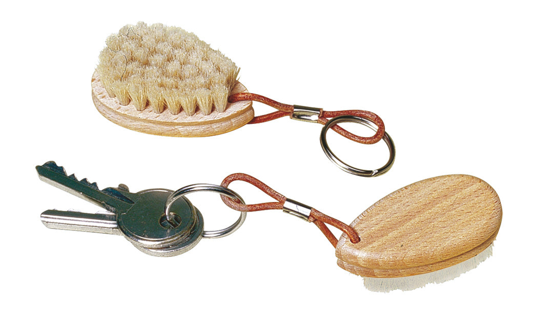 Wooden Brush Key Fob