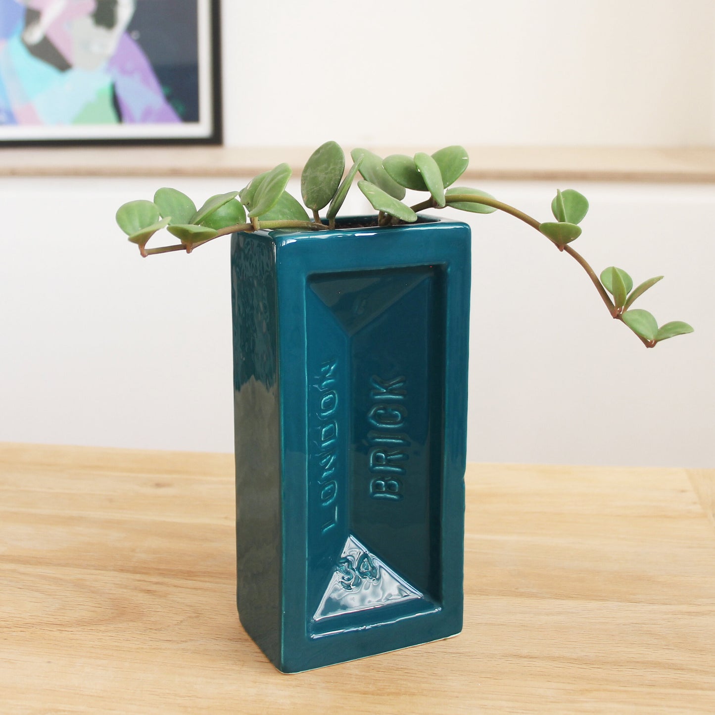 London Brick Vase - Teal