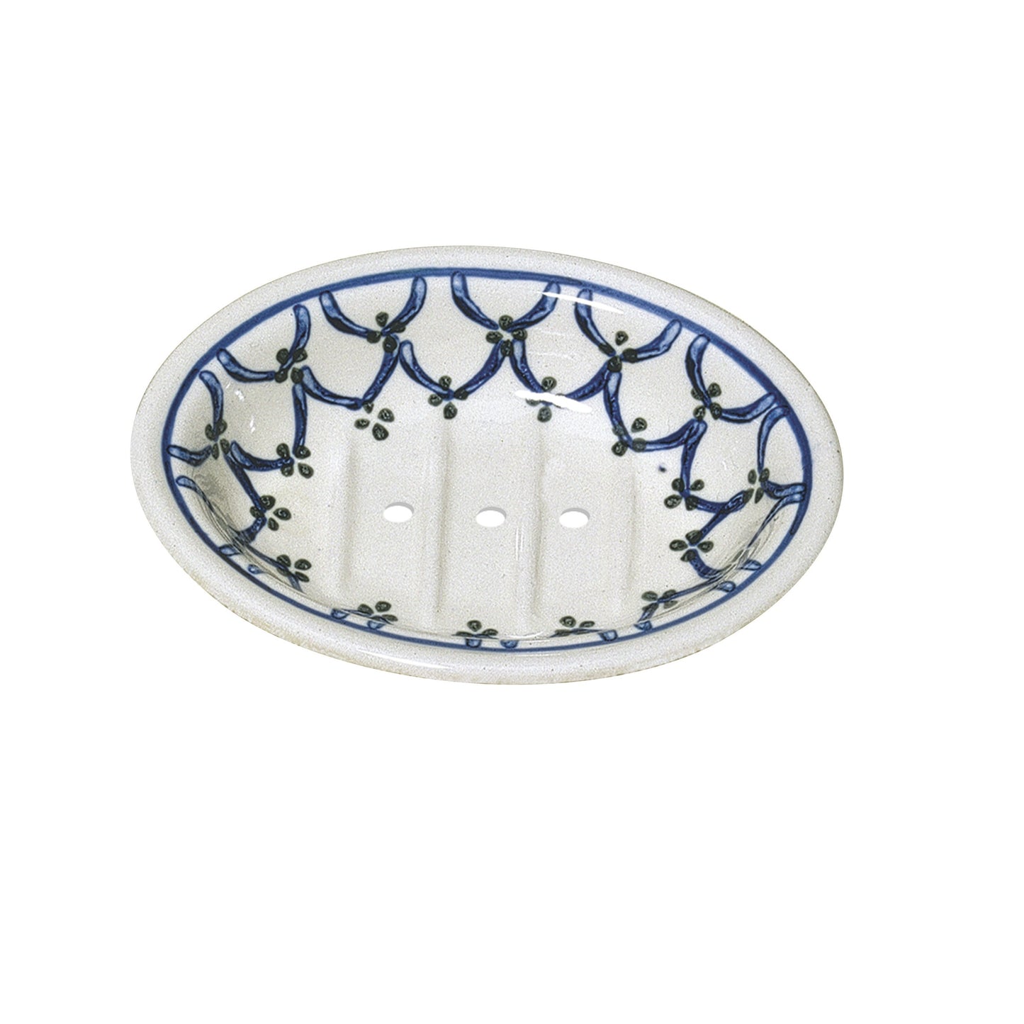 Ceramic Soap Dish - Light Pattern