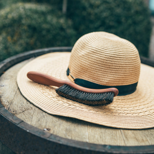 Hat Brush with Bristle & Bronze Wire