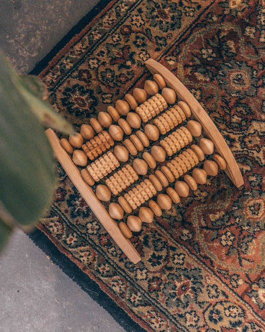 Wooden Foot Massage Roller