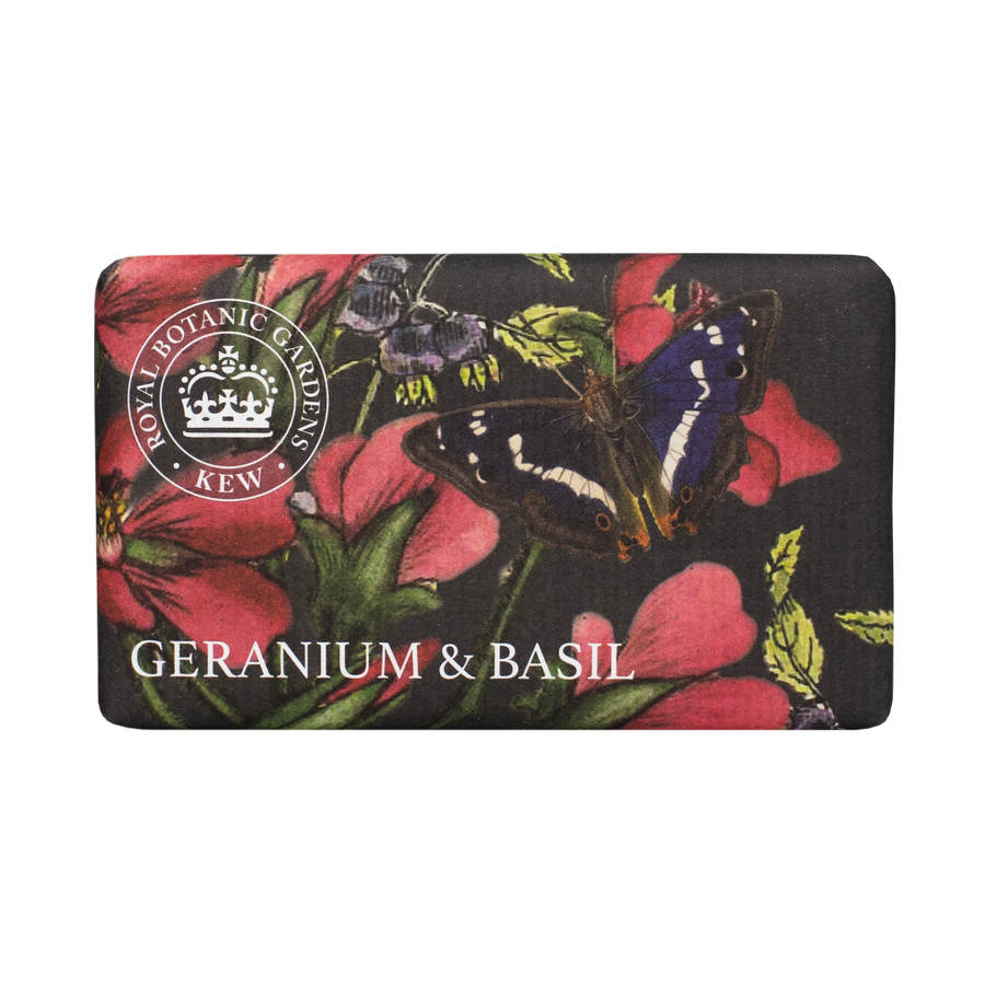 Kew Gardens Geranium & Basil Soap
