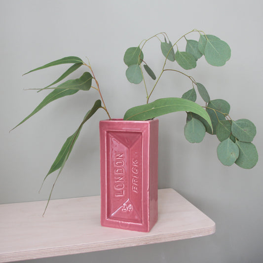 London Brick Vase - Pink
