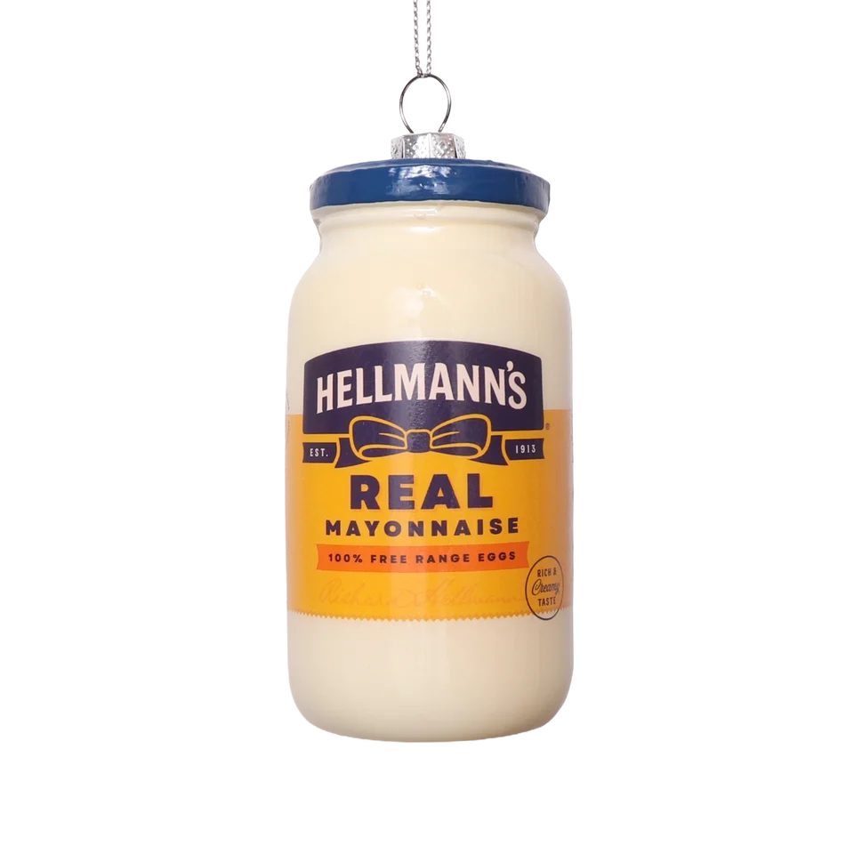 Hellmann's Mayonnaise Glass Christmas Decoration
