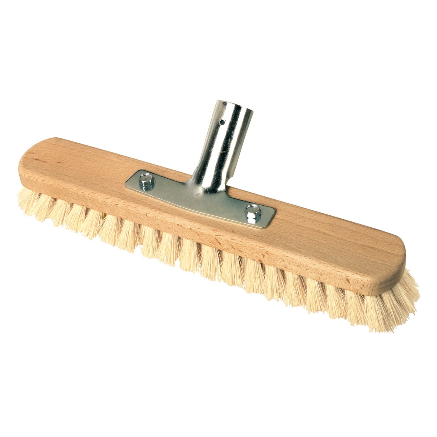 Floor Scrubbing Broom Head with Tampico Fibre - Unthreaded