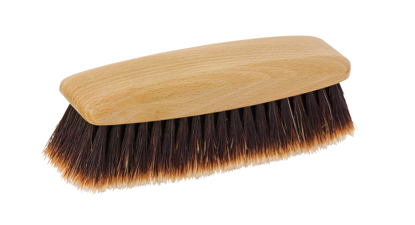 Shoe Shine Brush with Split Horsehair