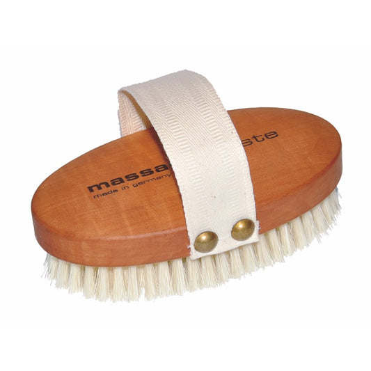 Massage Brush with Light Bristle & Pearwood