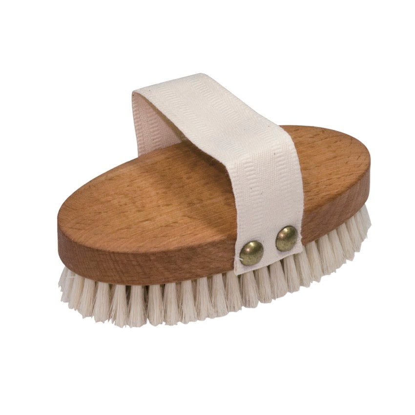 Massage Brush with Steamed Beechwood & Light Bristle