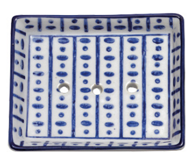 Ceramic Soap Dish - Rectangular