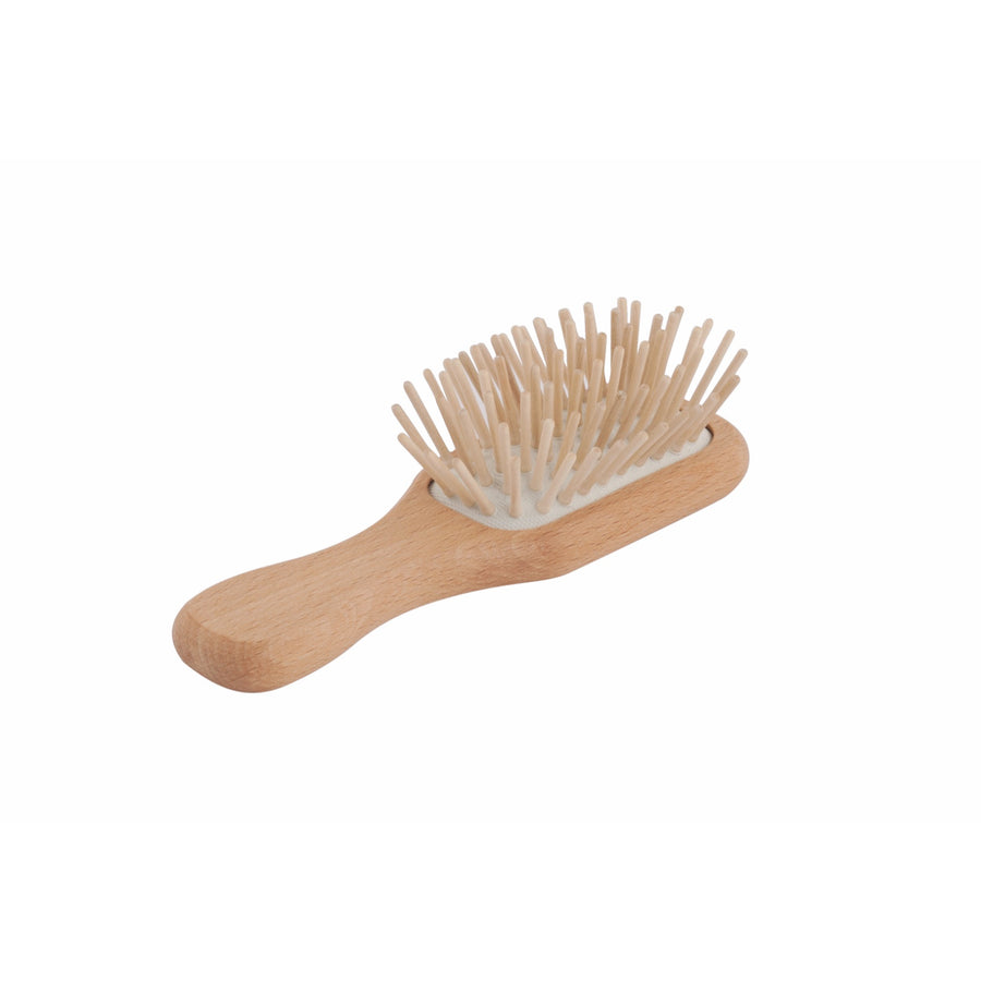 Pocket Hairbrush with Beechwood & Wooden Pins