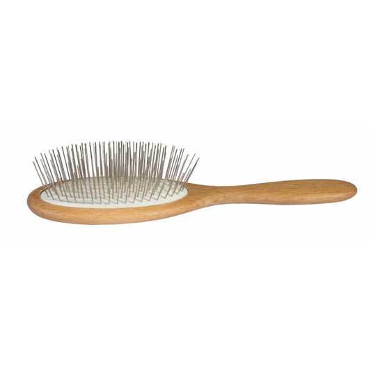 Oval Hairbrush with Wire Pins