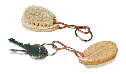 Wooden Brush Key Fob