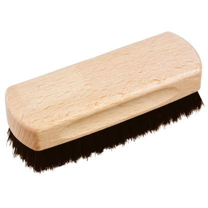 Shoe Shine Brush with Black Horsehair - 12cm