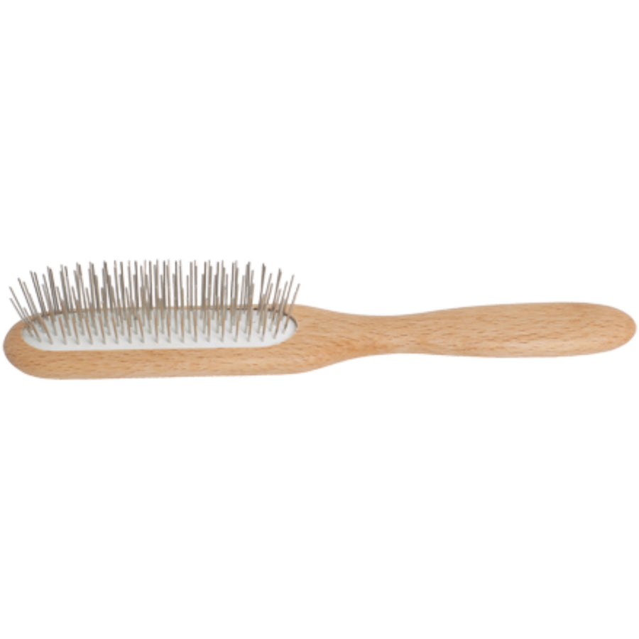 Beechwood Hairbrush, Long with Wire Pins