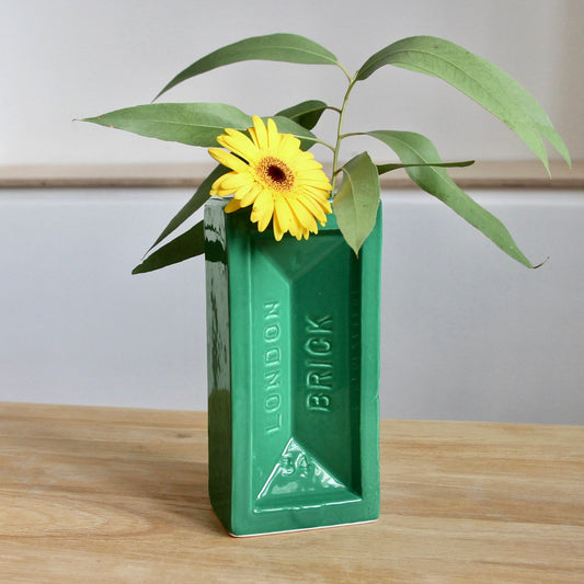 London Brick Vase - Green
