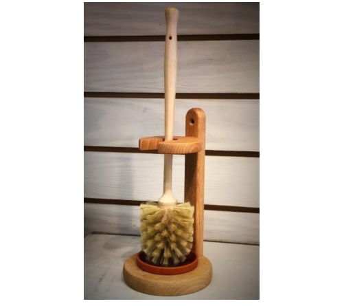 Loo Brush with Stand & Terracotta Drip Dish